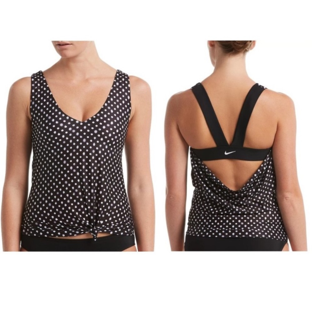 SMALL Nike Polkadot Tankini Top